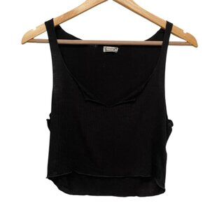 Intimately by Free People Black cropped tank size M
